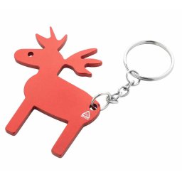 Rendier sleutelhanger Metaal