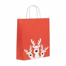 Geschenktasje Kerst Rendier maat L
