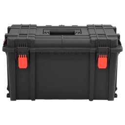 vidaXL Flightcase draagbaar 57x35x32,5 cm PP zwart