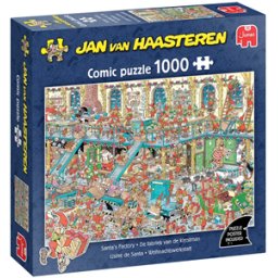 Jan van Haasteren - Santa's Factory Puzzel (1000 stukjes)