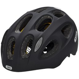ABUS Youn-I MIPS Fietshelm Kinderen, zwart Hoofdomtrek S | 48-54cm