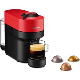 Krups Nespresso Vertuo POP XN9205 - Koffiecupmachine - Spicy Red - Voor Vertuo Cups - Eenvoudig Personaliseren - Modern Design