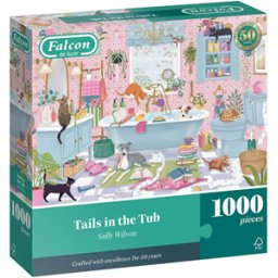 Falcon - Tails in the Tub Puzzel (1000 stukjes)