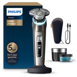 Philips Shaver i9000 Prestige Elektrisch Scheerapparaat Voor Mannen - Met Quick Clean Pod - Goud - X