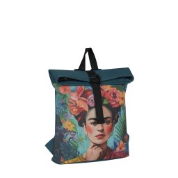 New Rebels Mart Art - Los Angeles Flowerhead Rolltop Rugzak