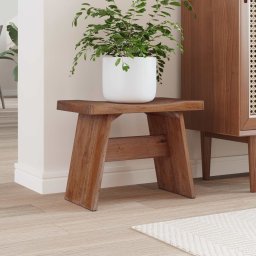 vidaXL Kruk Naturel 40 x 25 x 31 cm Mahoniehout