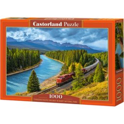 Canadian Pacific Railway in Banff National Park Puzzel (1000 stukjes)