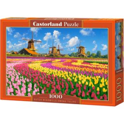 Windmills in the Sea of Tulips Puzzel (1000 stukjes)