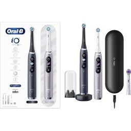 Oral-B Special Edition iO - 9 - Roze en Zwart - Elektrische Tandenborstel - Duopack