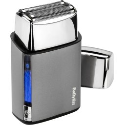 BaByliss Scheerapparaat voor Mannen - Super-X Metal Series Foil Shaver FS996DE - 100% Waterdicht IPX7 - Dubbele Titanium Folie - Snel opladen - 120 minuten gebruik - Nat en droog gebruik - Chrome Edition