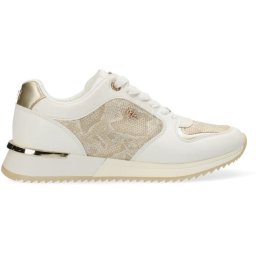 Mexx Industries - maat 41 - FLEUR ELLEN Sneaker Dames Sneaker-Wit/Goud