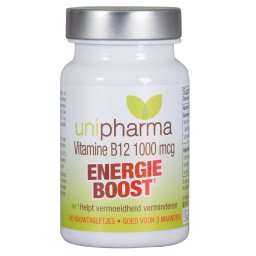Unipharma Vitamine B12 1000mcg Energie Boost Kauwtabletten