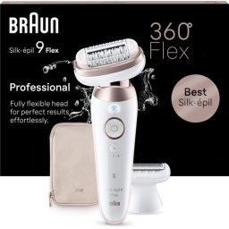 Braun Silk·épil 9 Flex - Epilator Voor Eenvoudig Ontharen - 9-030 3D - Wit/Rose Titan