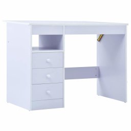 vidaXL Kindertekentafel/-bureau kantelbaar wit