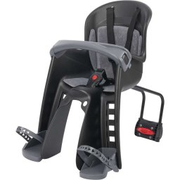 Polisport Move Bilby Junior Ff Voorste Kinderzitje Voor De Fiets Grijs Max 15 kg Jongen