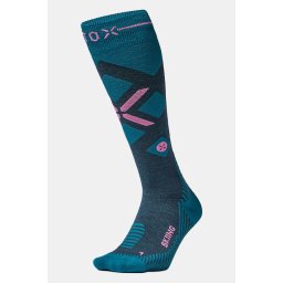 STOX Merino Skisok Dames Blauw