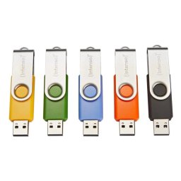 Intenso Basic Line 32GB (USB 2.0) 5-pack USB-sticks Blauw