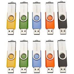 Intenso Basic Line 16GB (USB 2.0) 10-pack USB-sticks Blauw