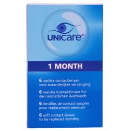 Unicare 1 Month 6 Zachte Contactlenzen - 1.00