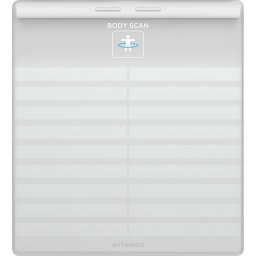 Withings Body Scan - Slimme Weegschaal - BIA-persoonlijke weegschaal, Segmentale Lichaamssamenstelling, 6-Lead ECG, AFib Detectie, Zenuwgezondheid, Visceraal Vet, Spiermassa, Botdichtheid, Waterpercentage , Tot 8 Gebruikers