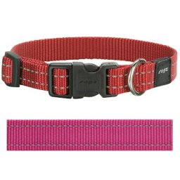 ROGZ FOR DOGS SNAKE HALSBAND ROZE 16 MMX26-40 CM