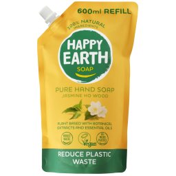 Happy Earth Pure Hand Soap Refill Jasmine Ho Wood