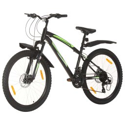 vidaXL Mountainbike 21 versnellingen 26 inch wielen 46 cm zwart