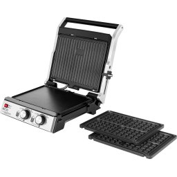 ECG KG 2033 Duo Grill & Waffle, Contactgrill, 2000 W