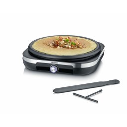 Severin CM 2199 Crêpe-maker – XXL Grillplaat Ø 38 cm – Antiaanbaklaag – Voor Zoete en Hartige Crêpes