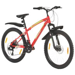 vidaXL Mountainbike 21 versnellingen 26 inch wielen 42 cm rood