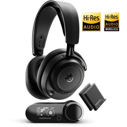 Steelseries Arctis Nova Elite - Hi-Res Wireless Certified Gaming Headset - PC, PlayStation, Xbox & Switch - Zwart