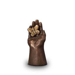 Keramische Mini Art Urn Vlinder (0.1 liter)