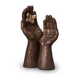 Keramische Mini Art Urn Als een Vlindertje (0.2 liter)