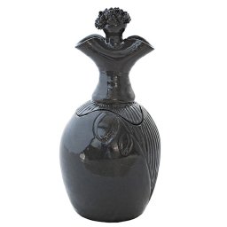 Keramische Vaas Urn Shiny Blue (2.1 liter)