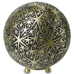 XL Bronzen Bol Urn Sterrenhemel (6.0 liter, geschikt als duo-urn)