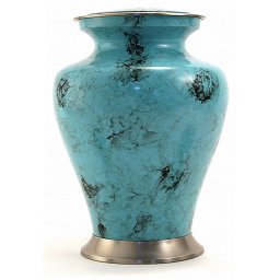 Grote Messing Glenwood Blue Marble Urn (3.3 liter)