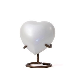 Trinity Pearl Hart Urn, inclusief Standaard (0.11 liter)