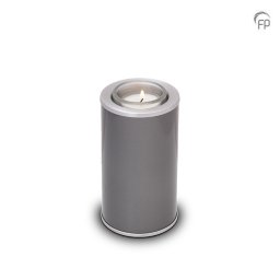 Urn met Waxinelichtje Antraciet - Matzilver Sieranden (0.4 liter)
