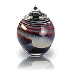 Grote Glazen Urn Osiris Maanlicht (3.5 liter)