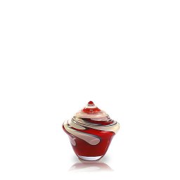 Glazen Mini Urn Annubis Zonnegloed (0.2 liter)