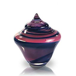 Grote Glazen Urn Annubis Heideglans (3.5 liter)