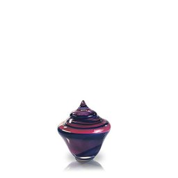 Glazen Mini Urn Annubis Heideglans (0.2 liter)