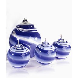 Glazen Babyurn Sterre (0.5 liter) en 1 olielampje