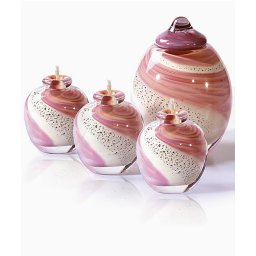 Glazen Babyurn Sterre (0.5 liter) en 1 olielampje