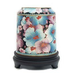 Grote Exclusieve Cloisonne Urn Lelies (5.6 liter)