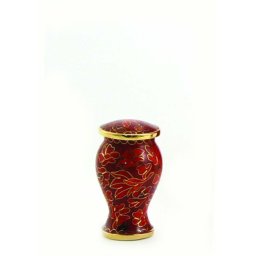 Etienne Autumn Leaves Cloisonne Mini Urn (0.11 liter)
