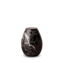 Marmeren Mini Urn Zwartwit (0.15 liter)