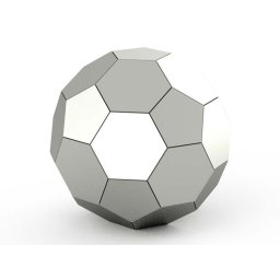 Grote RVS Voetbal Urn (4.8 liter)