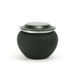 Medium Pagoda Dierenurn Onyx Black (0.65 liter)