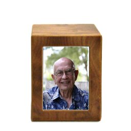 Mediumgrote MDF Photobox Urn Berk (1.5 liter)